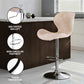 Stool Haven 4x Bar Stools Kitchen Swivel Gas Lift Counter Chair Wing PE Rattan Beige
