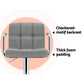 Stool Haven Set of 2 Bar Stools Gas lift Swivel - Steel and Grey
