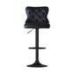 Stool Haven 1x Velvet Bar Stool Adjustable Height Nailhead Trim Kitchen Counter Stool