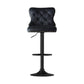 Stool Haven 2x Velvet Bar Stool Adjustable Height Nailhead Trim Kitchen Counter Stool