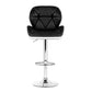 Stool Haven Set of 2 Kitchen Bar Stools - White, Black and Chrome