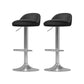 Stool Haven 4x Bar Stools PU Leather Gas Lift Black