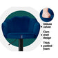 Stool Haven Set of 2 Bar Stools Kitchen Stool Swivel Chair Gas Lift Velvet Chairs Blue Nessah