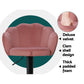 Stool Haven Set of 2 Bar Stools Kitchen Stool Swivel Chair Gas Lift Velvet Chairs Pink Nessah