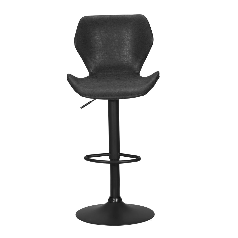 Stool Haven Bar Stools Kitchen Counter Stools Swivel Gas Lift Vintage Chairs Black x2