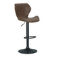 Stool Haven Bar Stools Kitchen Counter Stools Swivel Gas Lift Vintage Chairs Brown x2