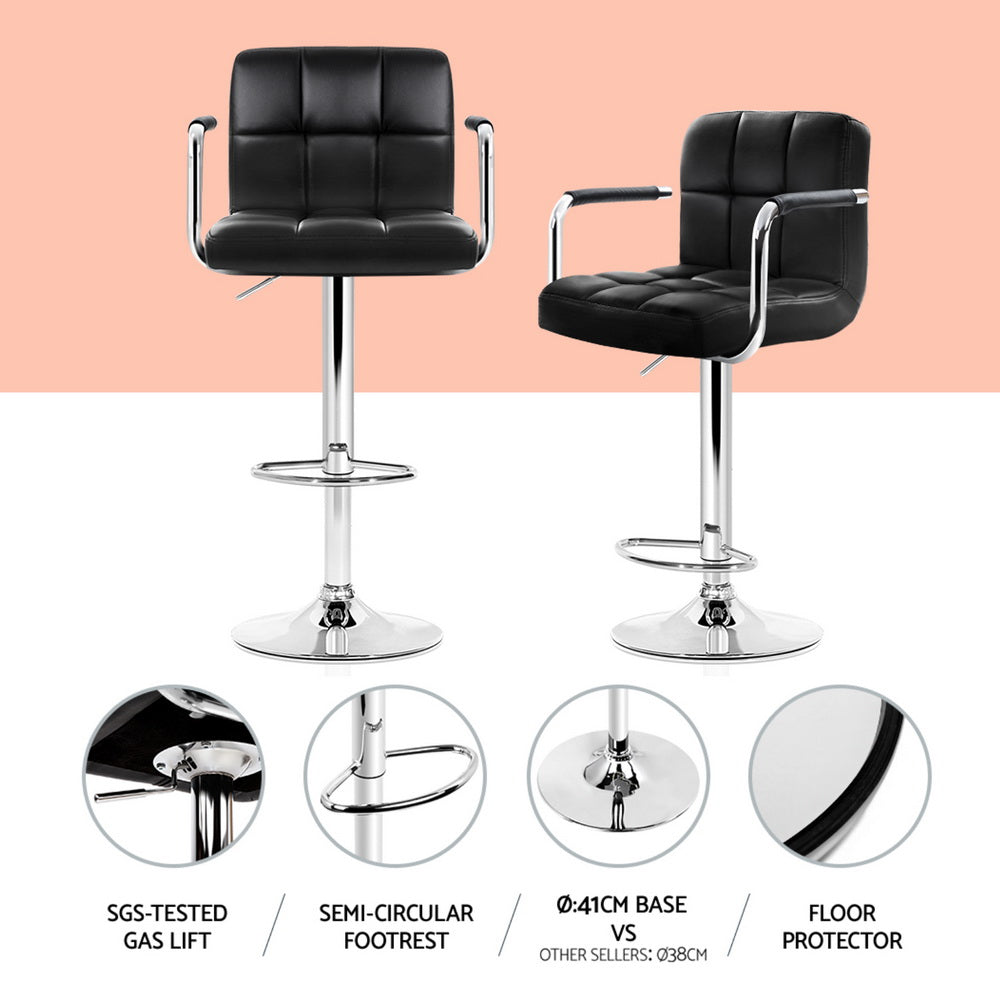 Stool Haven Bar Table and Stools Set Dining Desk Kitchen Chairs Cafe Pub