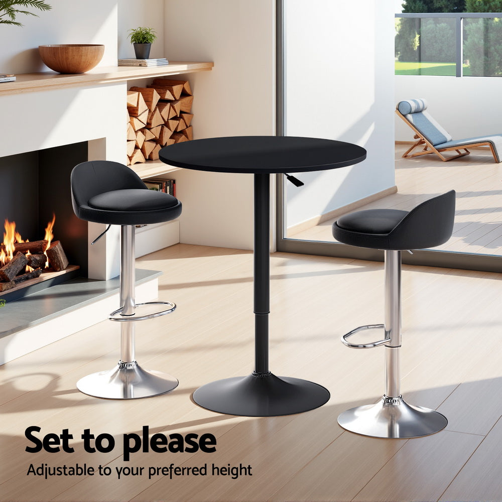 Stool Haven Bar Table and Stools Set Dining Desk Kitchen Chairs Cafe Pub
