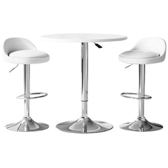 Stool Haven Bar Table and Stools Set Dining Desk Kitchen Chairs Cafe Pub
