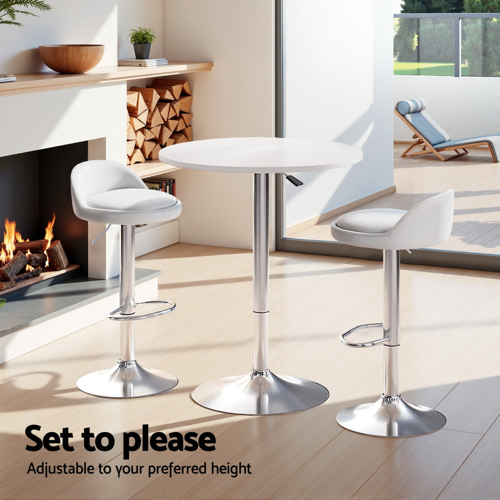 Stool Haven Bar Table and Stools Set Dining Desk Kitchen Chairs Cafe Pub