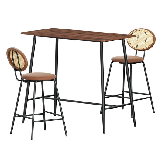 Stool Haven Bar Table Stools Set Dining Desk Industrial Kitchen Chairs Cafe Pub