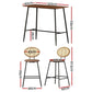 Stool Haven Bar Table Stools Set Dining Desk Industrial Kitchen Chairs Cafe Pub