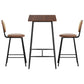 Stool Haven Bar Table Stools Set Dining Desk Industrial Kitchen Chairs Cafe Pub