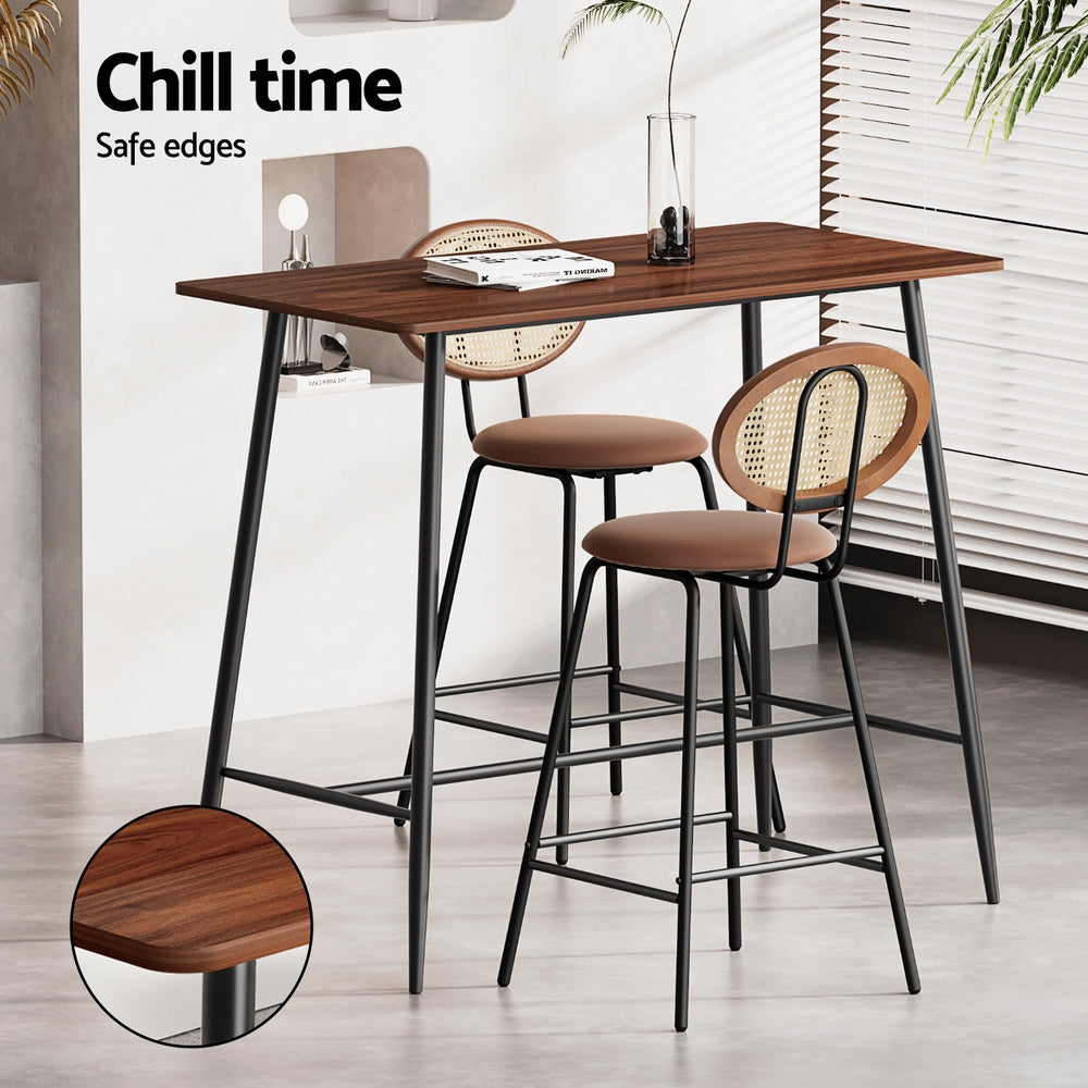 Stool Haven Bar Table Stools Set Dining Desk Industrial Kitchen Chairs Cafe Pub