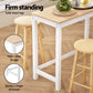 Stool Haven Bar Table and Stools Set Dining Desk Kitchen Chairs Cafe Pub