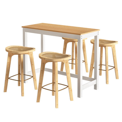 Stool Haven Bar Table and Stools Set Dining Desk Kitchen Chairs Cafe Pub
