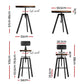 Stool Haven Bar Table and Stools Set Dining Desk Industrial Kitchen Chairs Cafe Pub