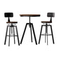 Stool Haven Bar Table and Stools Set Dining Desk Industrial Kitchen Chairs Cafe Pub