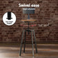 Stool Haven Bar Table and Stools Set Dining Desk Industrial Kitchen Chairs Cafe Pub