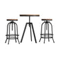 Stool Haven Bar Table Stools Set Dining Desk Industrial Kitchen Chairs Cafe Pub