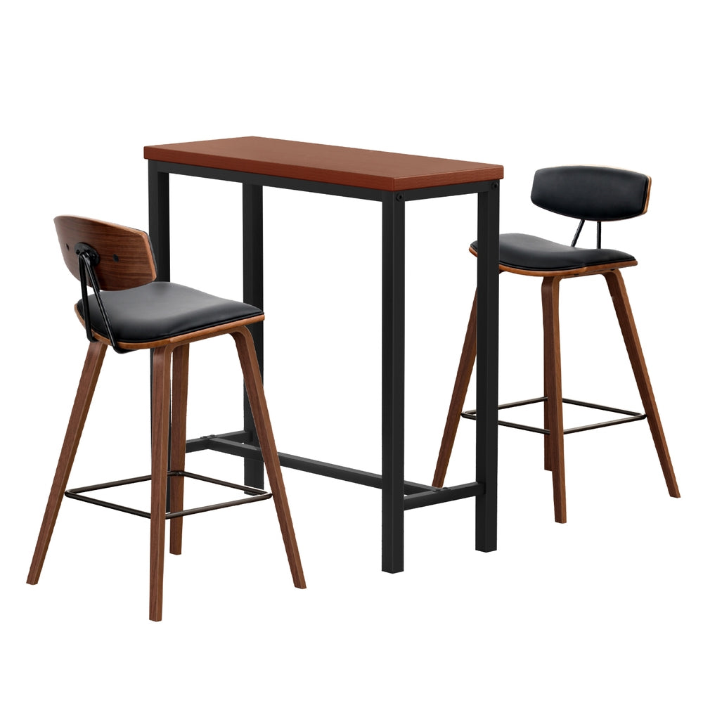 Stool Haven Bar Table and Stools Set Dining Desk Kitchen Chairs Cafe Pub