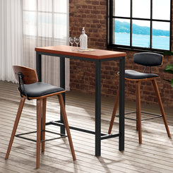 Stool Haven Bar Table and Stools Set Dining Desk Kitchen Chairs Cafe Pub
