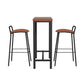 Stool Haven Bar Table and Stools Set Dining Desk Kitchen Chairs Cafe Pub