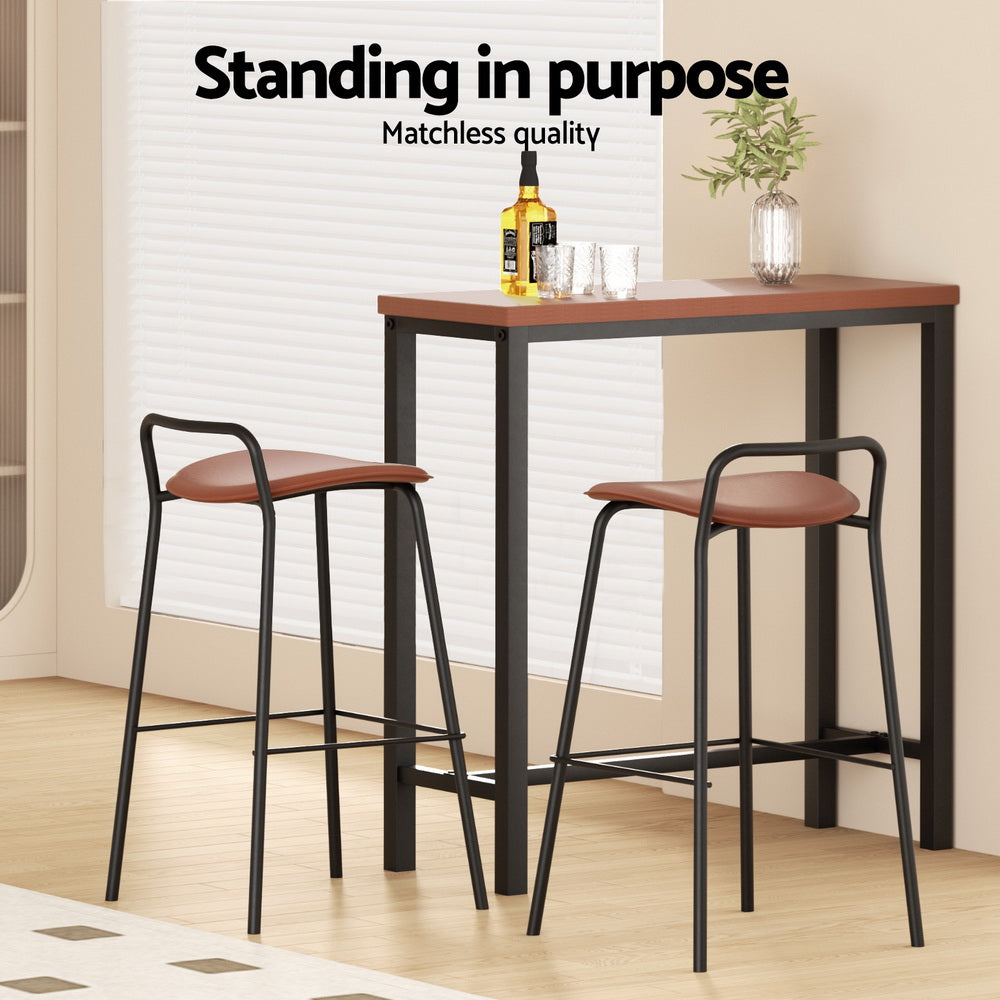 Stool Haven Bar Table and Stools Set Dining Desk Kitchen Chairs Cafe Pub