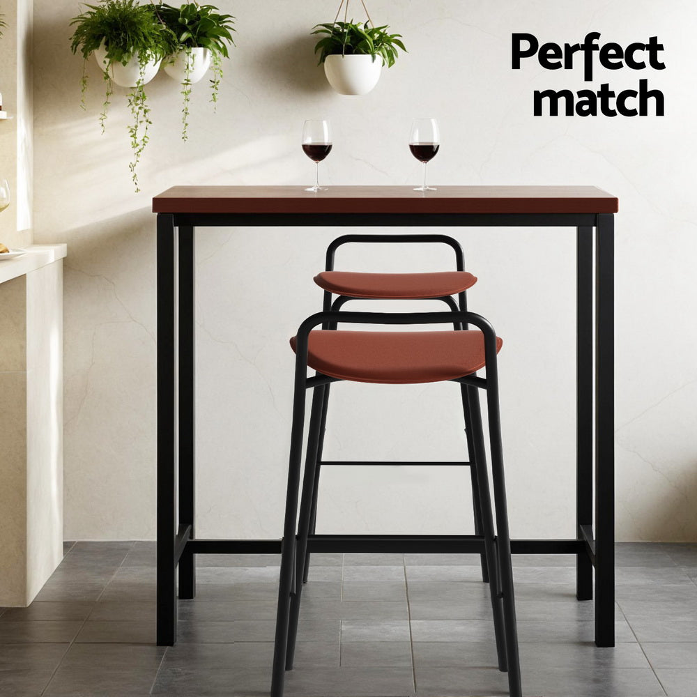 Stool Haven Bar Table and Stools Set Dining Desk Kitchen Chairs Cafe Pub