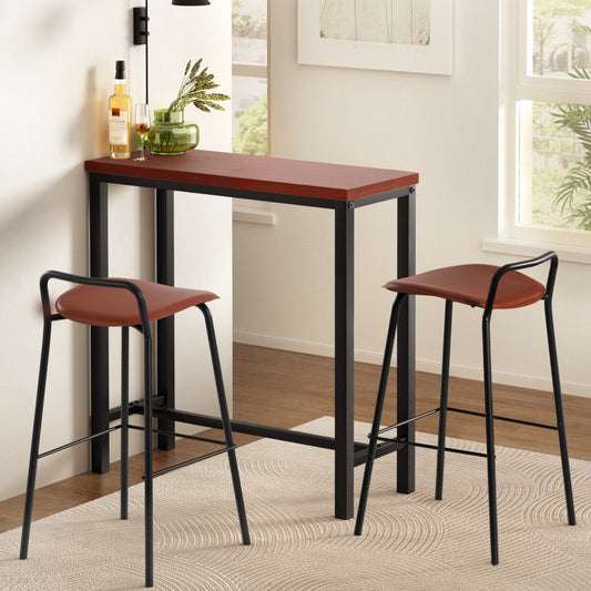 Stool Haven Bar Table and Stools Set Dining Desk Kitchen Chairs Cafe Pub