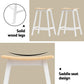 Stool Haven Bar Table and Stools Set Dining Desk Solid Wood Kitchen Chairs Cafe Pub