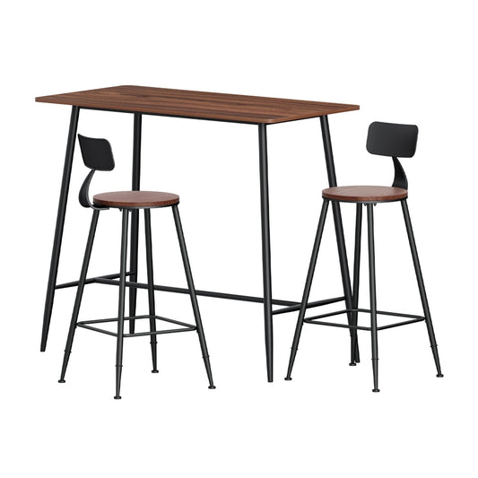 Stool Haven Bar Table and Stools Set Dining Desk Kitchen Chairs Cafe Pub