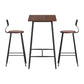 Stool Haven Bar Table and Stools Set Dining Desk Kitchen Chairs Cafe Pub