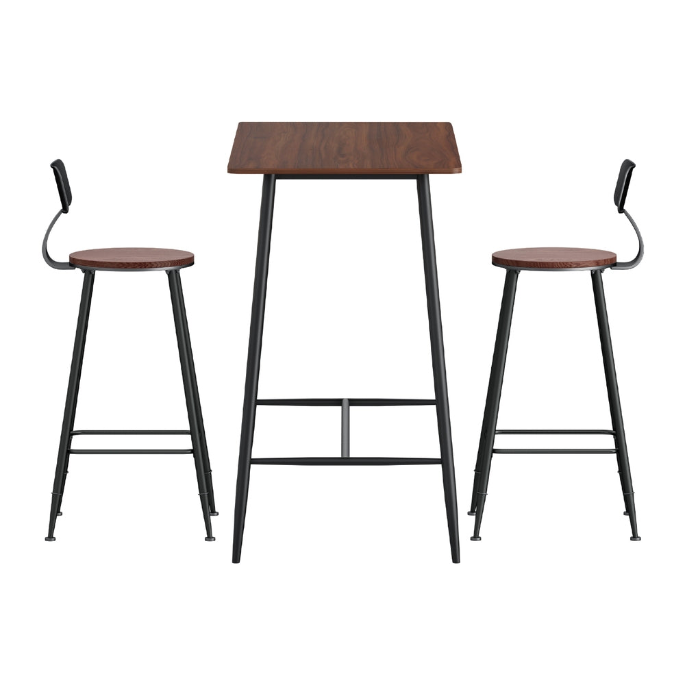 Stool Haven Bar Table and Stools Set Dining Desk Kitchen Chairs Cafe Pub