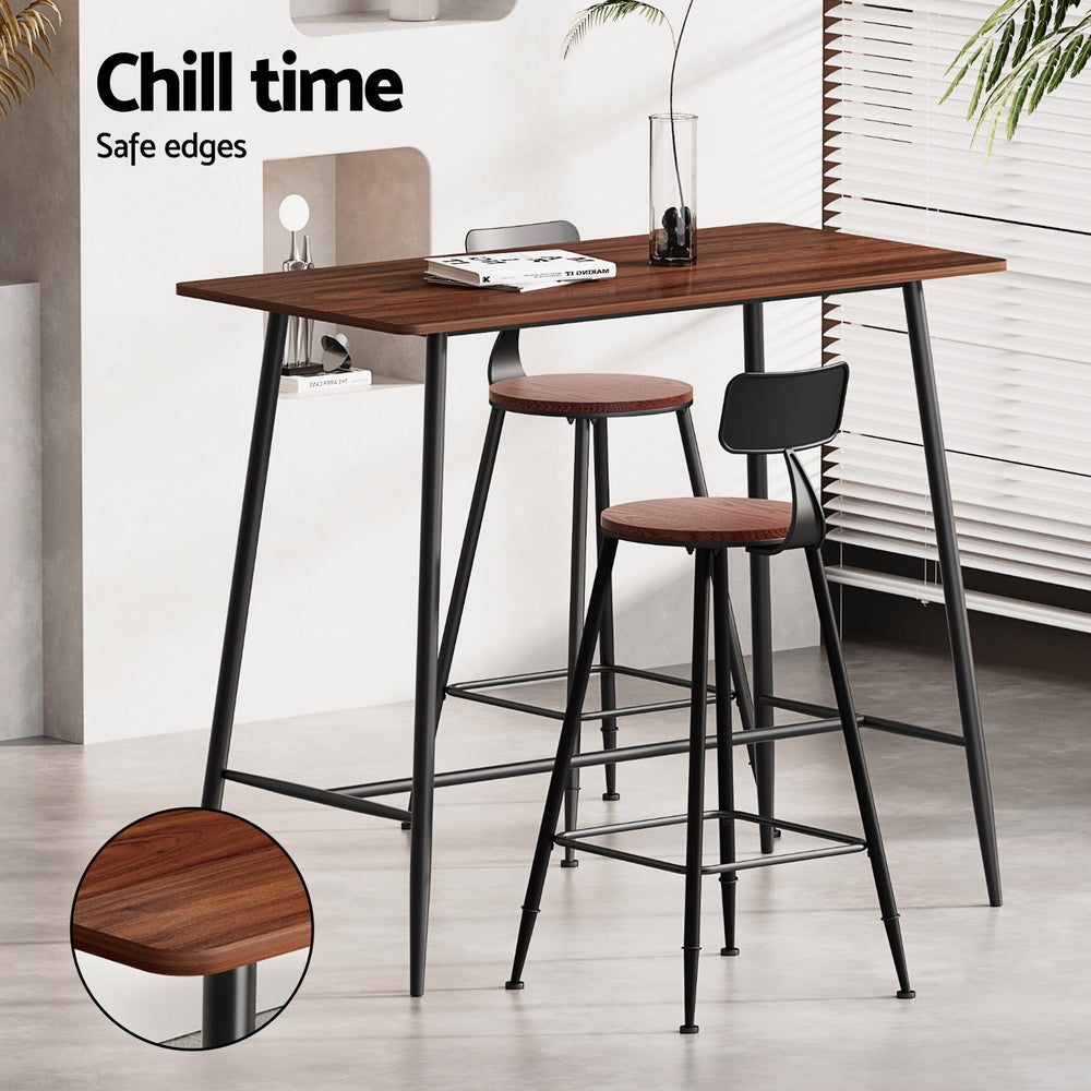 Stool Haven Bar Table and Stools Set Dining Desk Kitchen Chairs Cafe Pub