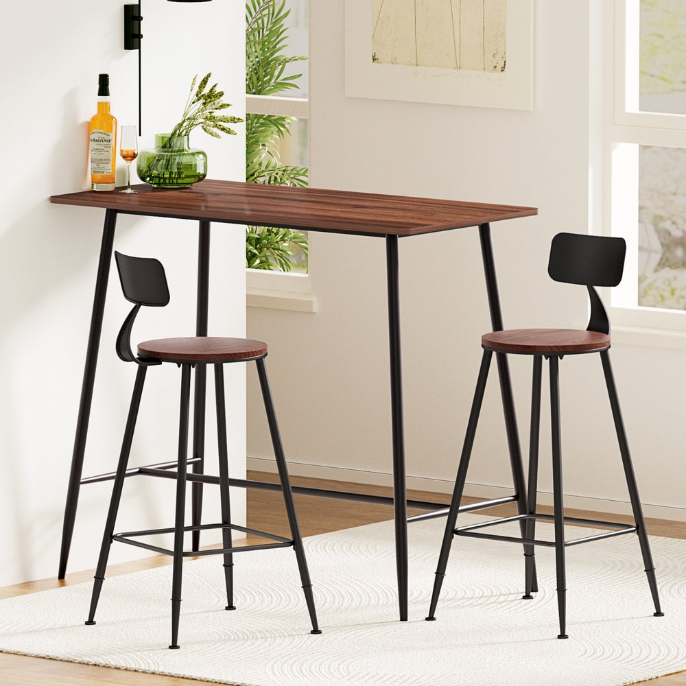 Stool Haven Bar Table and Stools Set Dining Desk Kitchen Chairs Cafe Pub