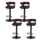 Stool Haven 4 x Bar Stools Gas Lift Faux Leather