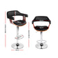 Stool Haven Wooden Bar Stool - Black and Wood