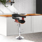 Stool Haven Wooden Bar Stool - Black and Wood