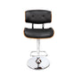 Stool Haven Bar Stools Gas Lift Leather Black