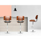 Stool Haven 2x Bar Stools Gas Lift Leather Black