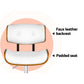 Stool Haven Set of 2 Wooden Gas Lift Bar Stool - White and Chrome