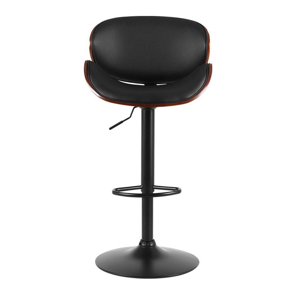 Stool Haven Bar Stools Kitchen Leather Barstools Swivel Gas Lift Vintage Chairs Black