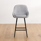 Stool Haven Set of 2 Bar Stools Upholstered - Grey