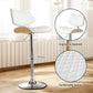 Stool Haven 2x Bar Stools Kitchen Dining Chairs Gas Lift Stool Wooden Leather White