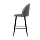 Stool Haven Set of 2 Bar Stools Kitchen Dining Chair Stool Chairs Sherpa Boucle Charcoal