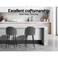 Stool Haven Set of 2 Bar Stools Kitchen Dining Chair Stool Chairs Sherpa Boucle Charcoal