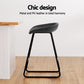 Stool Haven 4x Bar Stools Kitchen Dining Chairs Counter Stool PU Leather Metal