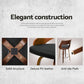 Stool Haven 4x Bar Stools Swivel Leather Chair 65cm