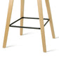 4x Stool Haven Bar Stools Kitchen Counter Stool Dining Chairs Wooden Black